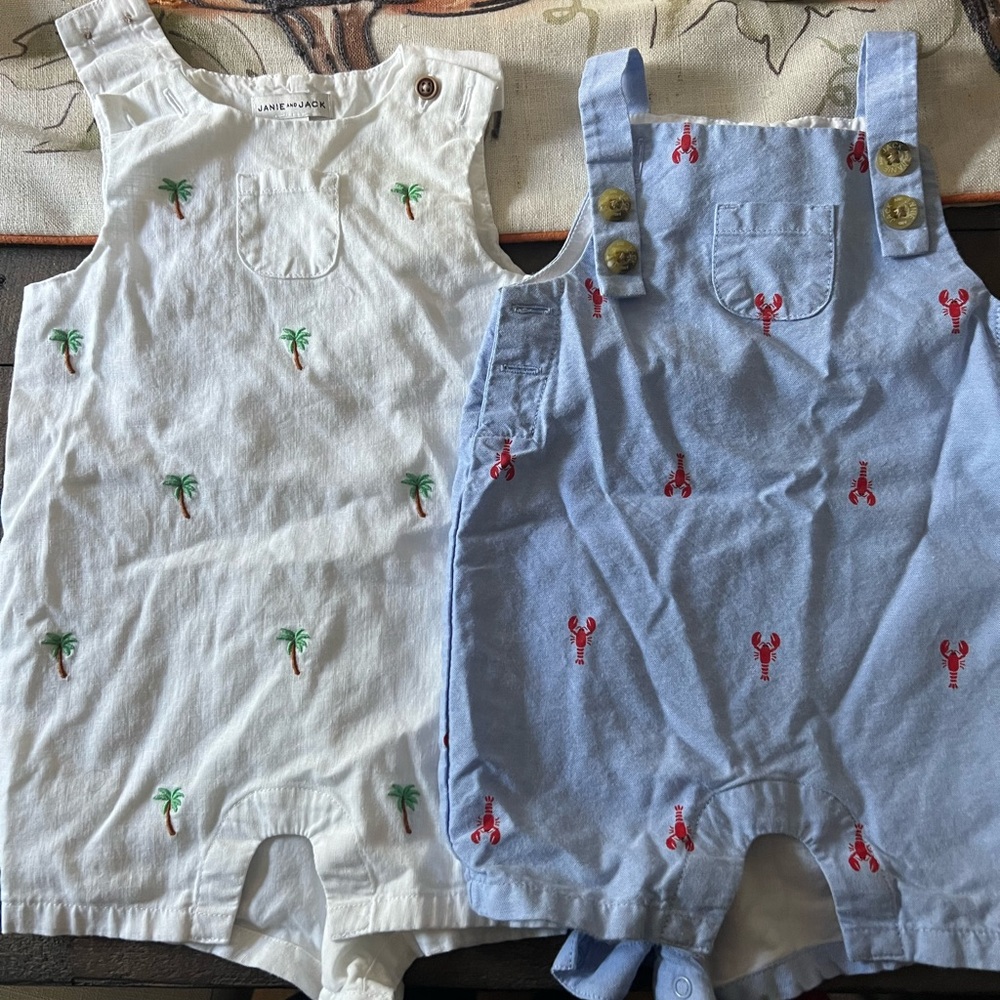 Two Janie and Jack shorts overall